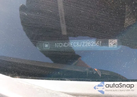 2018 Chevrolet Silverado 1500 1Lt из США, поврежденный, VIN 1GCNCREC8JZ262561